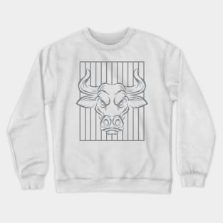 Bull's Head Tribal Crewneck Sweatshirt